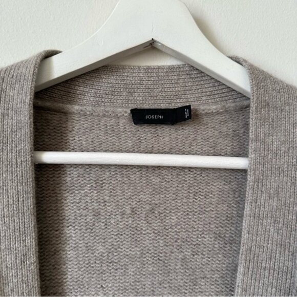 Joseph Cashmere Luxe Grey Cardigan Size Small - Picture 9 of 13